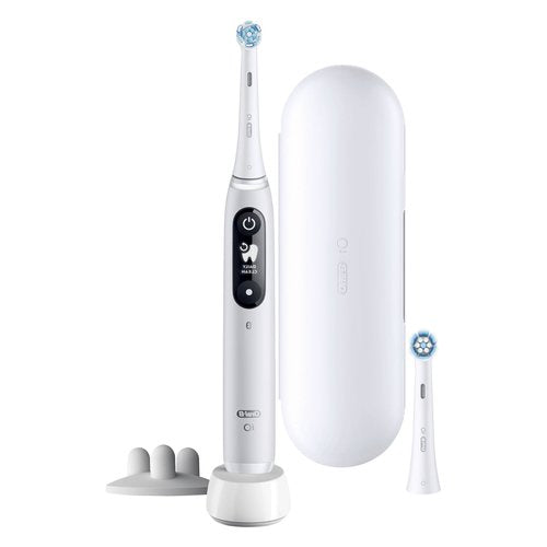Oral-B iO Spazzolino Elettrico Ricaricabile 6S Grigio, 2 Testine, 1 Custodia Da Viaggio, 1 Spazzolino