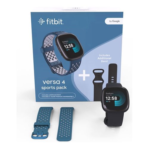 Smartwatch Fitbit FB523BKBK EUBNDL VERSA 4 Sports Pack Nero