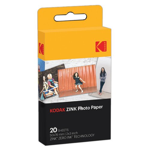 Pellicola istantanea Kodak RODZ2X320 Zink Photo Paper 20 Fogli Printom