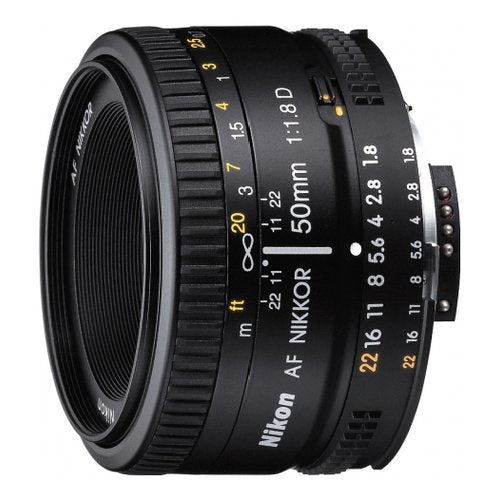 Obiettivo fotografico Nikon JAA013DA DSLR 50mm F 1.8D Af Nikkor Black