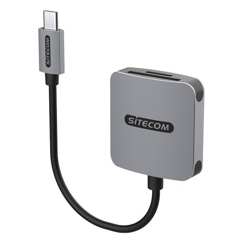 Lettore schede memoria Sitecom MD 1008 USB C Card Reader UHS I Grey Gr