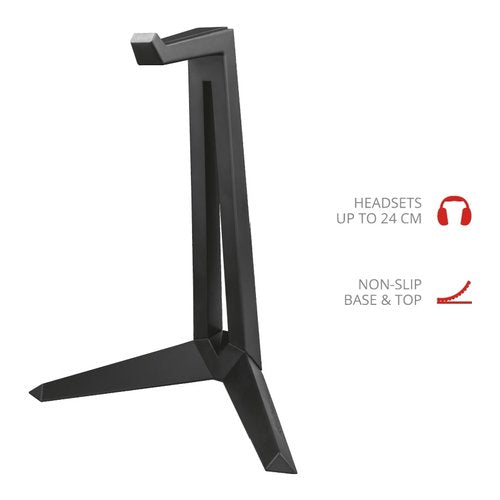Supporto cuffie Trust 22973 GXT 260 Cendor Headset Stand Black