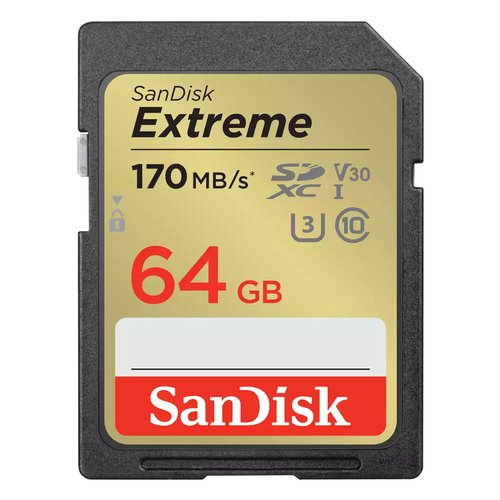 Scheda di memoria Sandisk SDSDXV2 064G GNCIN EXTREME