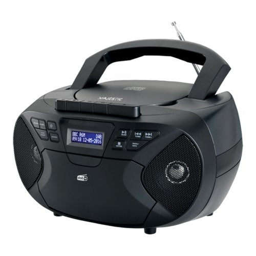 New Majestic AH-2430 DAB impianto stereo portatile Analogico DAB, DAB+, FM Nero