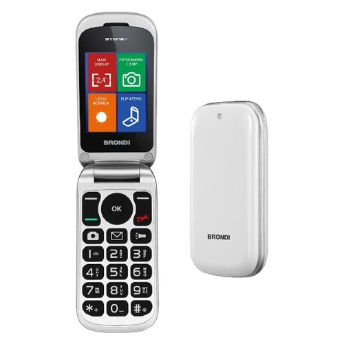 Cellulare Brondi 10278081 STONE+ Dual Sim White White