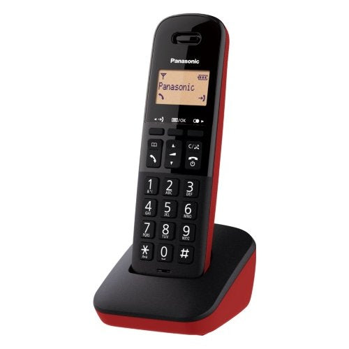 Panasonic KX-TGB610JTR telefono Telefono analogico/DECT Identificatore di chiamata Nero, Rosso