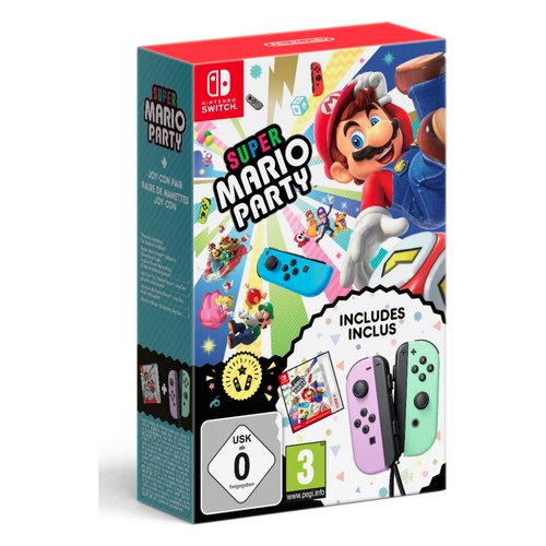 Videogioco Nintendo 10012573 SWITCH Super Mario Party Bundle Joy Con P