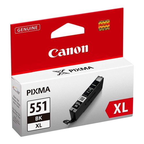 Cartuccia stampante Canon 6443B001 CHROMALIFE 100+ Cli 551Bk Xl
