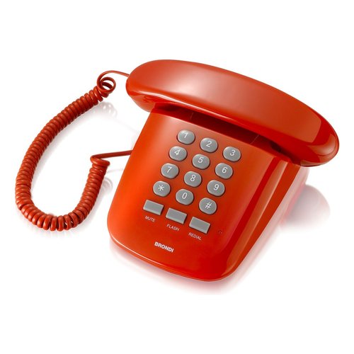 Brondi SOLE Telefono DECT Rosso