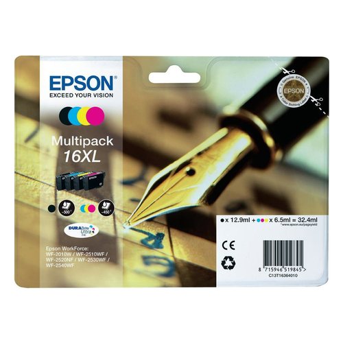 Set cartucce stampante Epson C13T16364020 Multipack T16 Xl