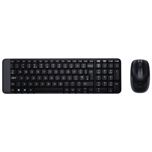 Tastiera e mouse Logitech 920 003721 MK SERIES Mk220 Combo Nero