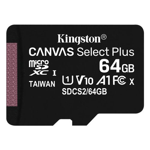 Scheda di memoria Kingston SDCS2 CANVAS SELECT PLUS Con Adapter