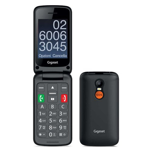 Cellulare Gigaset SENIOR Gl590 Dual Sim Black Black