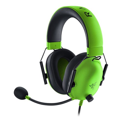 Razer BlackShark V2 X Auricolare Cablato A Padiglione Gaming Verde, Nero