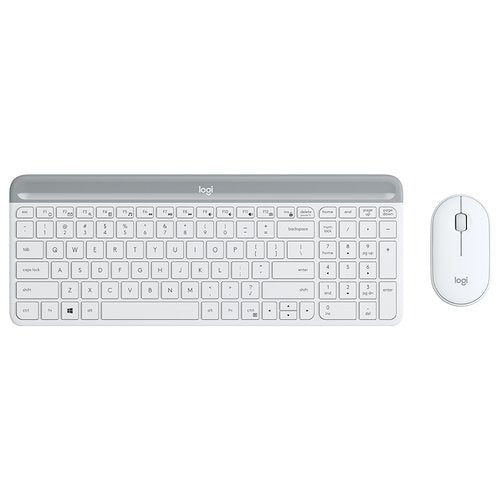 Tastiera e mouse Logitech 920 009197 MK SERIES Mk470 Slim Combo White