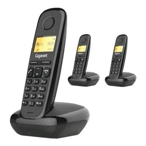 Gigaset A170 Trio Telefono analogico/DECT Identificatore di chiamata Nero