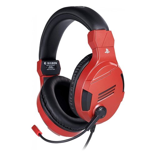 Cuffie gaming Big Ben PS4OFHEADSETV3 PLAYSTATION 4 Stereo Headset Red