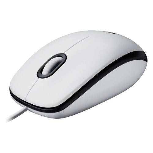Mouse Logitech 910 006764 M SERIES M100 Wired White White