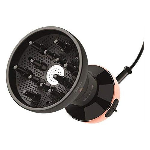 Bellissima My Pro Diffon Ceramic, Diffusore ad Aria Calda per Capelli Ricci, Tecnologia Ceramica, 700 W, 2 Combinazioni Aria/Temperatura, Asciugatura Delicata Senza Effetto Crespo