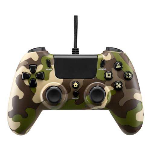 Gamepad Qubick ACP40171 PLAYSTATION 4 Wired Controller Green camo Gree
