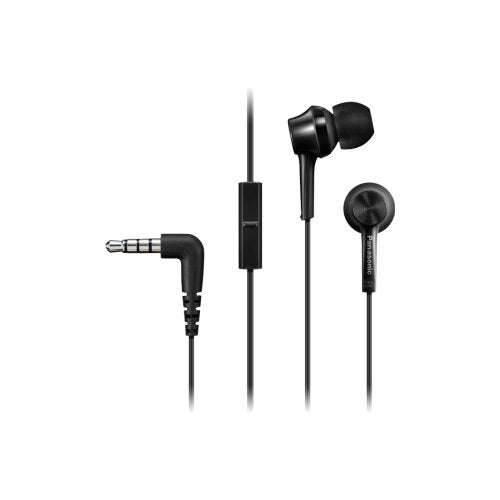 Panasonic RP-TCM115E Auricolare Cablato In-ear Musica e Chiamate Nero