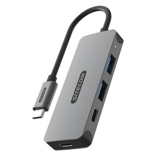 HUB Sitecom CN 5010 USB C Gray Gray
