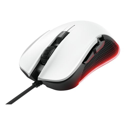 Mouse Trust 24485 GXT 922W Ybar Wired White White