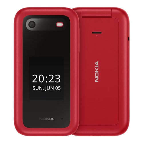 Nokia 2660 7,11 cm (2.8") 123 g Rosso Telefono cellulare basico