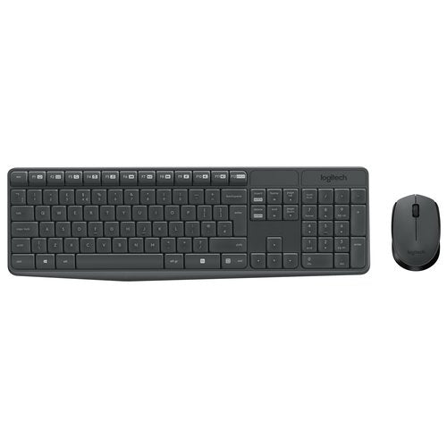 Tastiera e mouse Logitech 920 007913 MK SERIES Mk235 Nero