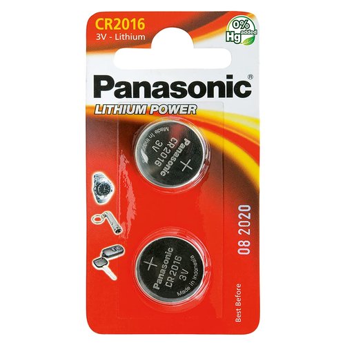 Batteria CR2016 Panasonic CR 2016EL 2B