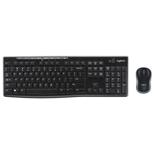Tastiera e mouse Logitech 920 004512 MK SERIES Mk270 Combo Nero