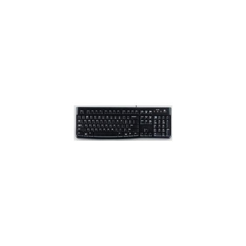 Logitech K120 Tastiera con Cavo per Windows, USB Plug-and-Play, Dimensioni Standard, Resistente agli Schizzi, Barra Spaziatrice Curva, Compatibile con PC, Laptop