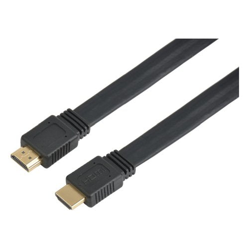 Cavo HDMI Techly ICOC HDMI2 FE 005TY 4K con Ethernet Piatto Nero Nero