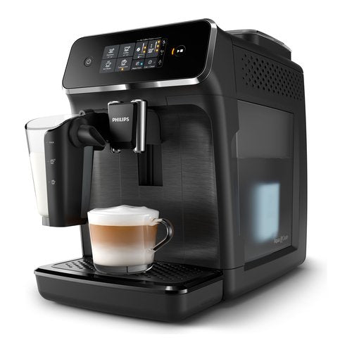 Macchina caffè espresso Philips 260117300272 SERIE 2200 LatteGo Nero s