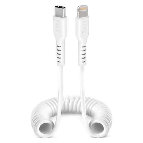 Cavo Lightning Sbs TECABLELIGTCSW Chargind Data Cable White White