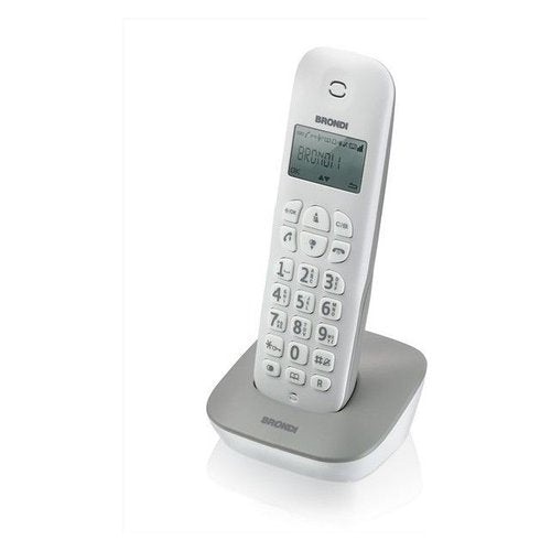Brondi Gala Telefono DECT Identificatore di chiamata Grigio, Bianco