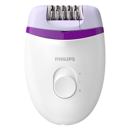 Epilatore Philips BRE225 00 SATINELLE Essential Bianco e Viola Bianco