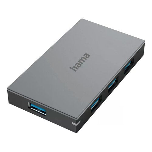 HUB Hama 00200115 USB 3.0 Grey Grey
