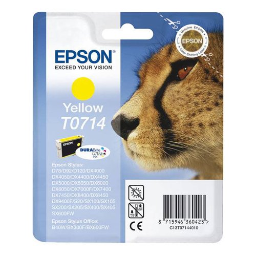 Cartuccia stampante Epson C13T07144021 DURABRITE T0714