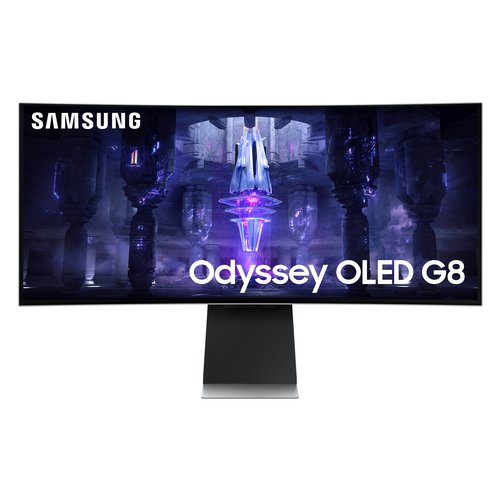 Monitor Samsung LS34BG850SUXEN ODYSSEY OLED G8 Curved WQHD Silver Silv