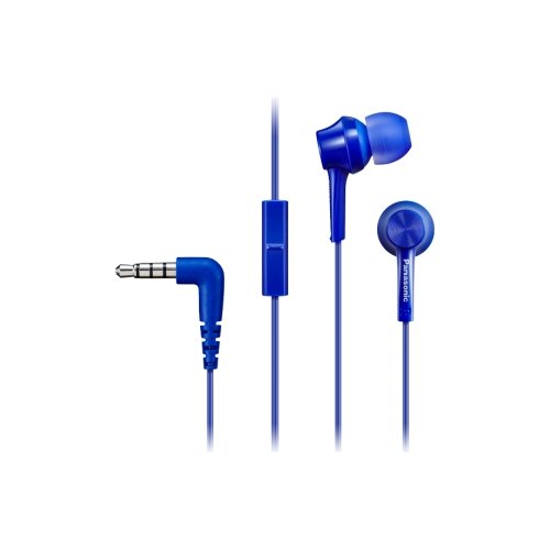 Panasonic RP-TCM115E Auricolare Cablato In-ear Musica e Chiamate Blu