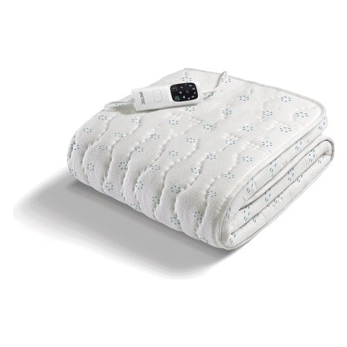 Imetec Scaldasonno Adapto singolo 150 x 80 cm, Basso consumo, Tecnologia brevettata, Riscaldamento rapido, Temperatura personalizzata, Cotone con trattamento antibatterico, Comando con 6 temperature