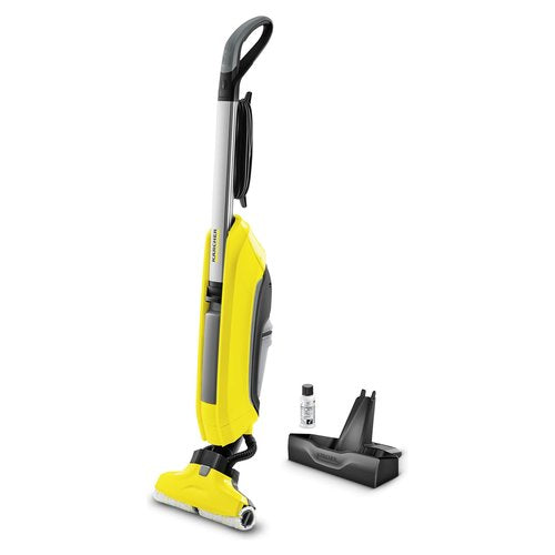 Kärcher FC 5 Aspirapolvere verticale AC Bagnato Senza sacchetto 460 W Nero, Argento, Giallo