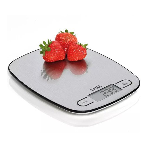 Laica KS1033 bilancia da cucina Acciaio inox Superficie piana Ovale Bilancia da cucina elettronica
