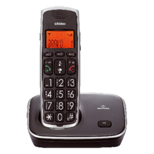 Brondi Bravo Gold Telefono DECT Identificatore di chiamata Nero