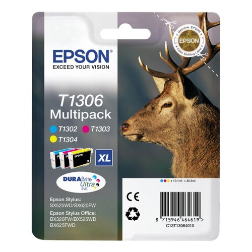 Set cartucce stampante Epson C13T13064020 Multipack T1306 Xl