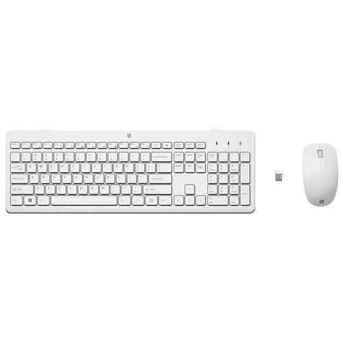 Tastiera e mouse Hp 3L1F0AA 230 Combo Bianco