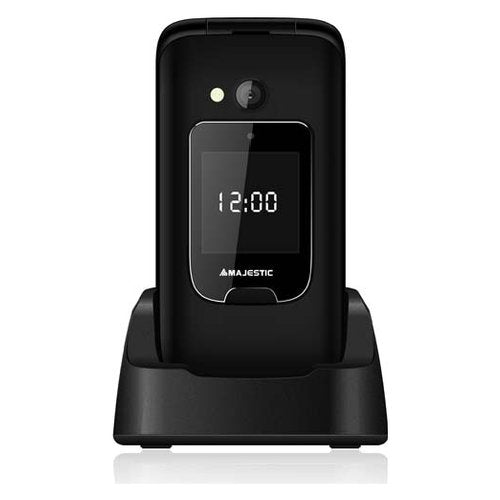 New Majestic Sileno 50R Flip 6,1 cm (2.4") 90 g Nero Telefono per anziani