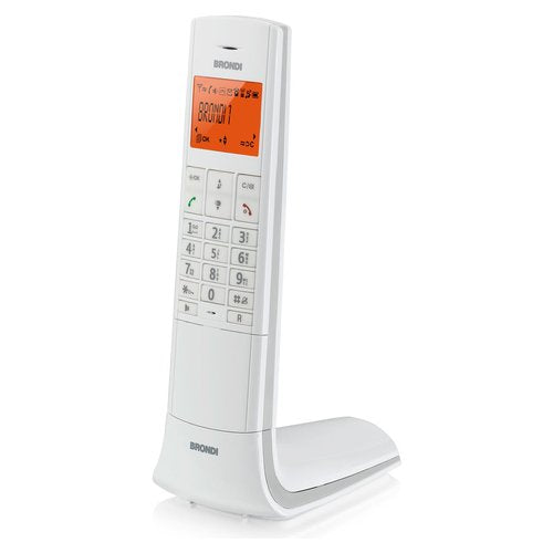 Brondi Lemure Telefono DECT Identificatore di chiamata Bianco