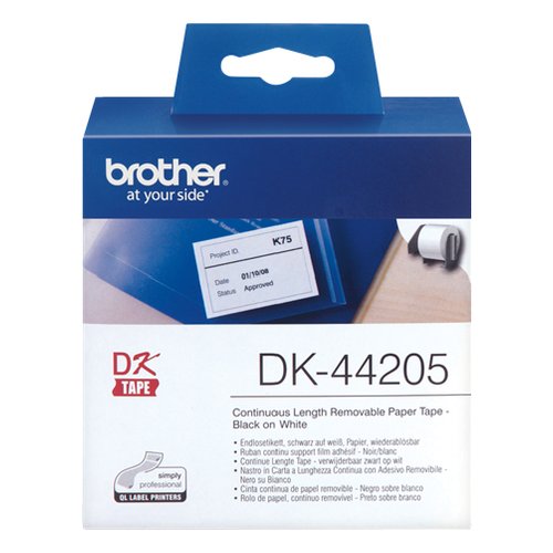 Nastro etichettatrice Brother DK44205 DK TAPE Etichette a Lunghezza Co